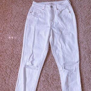 White Pacsun mom jeans